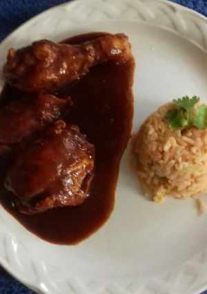 Una foto de Pollo a los 3 chiles