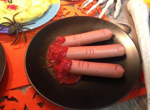 Foto principal de Dedos Amputados. Receta HALLOWEEN