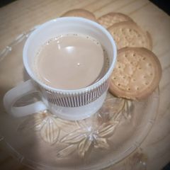 Hyderabadi special dum chai A picture of Hyderabadi special dum chai.
