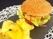 Una foto de hamburguesa de quinoa