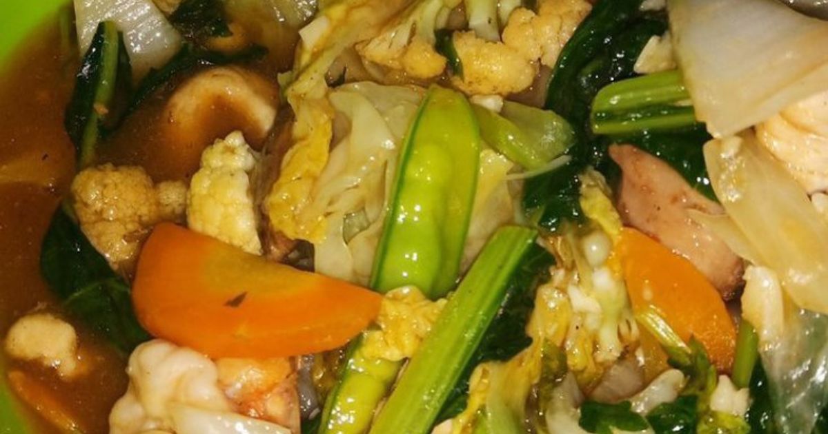 Sayur Capcay Simpel