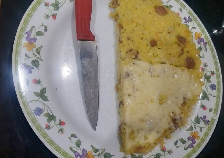 Resep Nasgor Sosis Mozella Omelet yang Lezat Sekali