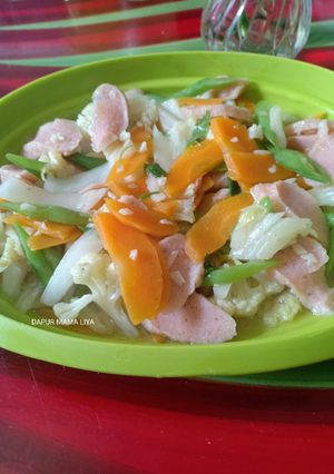 Foto resep Capcay bakso ikan