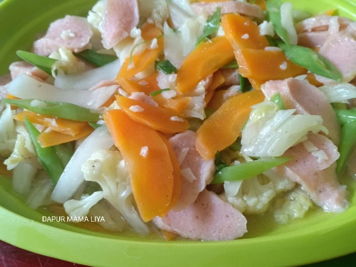 Cara Gampang Membikin Resep Capcay bakso ikan yang Lezat Anti Ribet, Sempurna