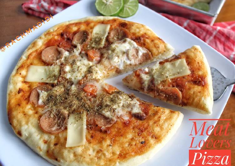 Resep Meat Lovers Pizza Homemade No Ulen Anti Gagal
