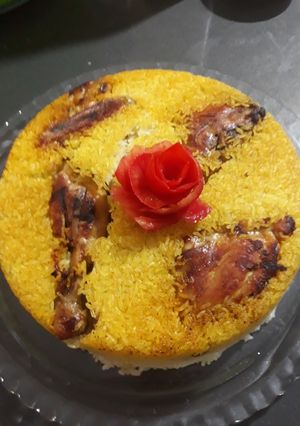 عکسی از دستور ته انداز مرغ