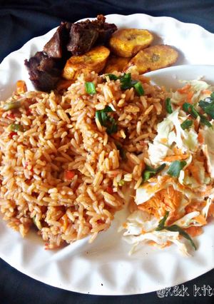 A picture of Jellof rice.