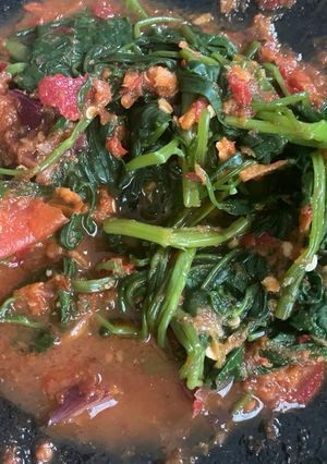 Foto resep 15. Kangkung Sambel Terasi (bukan plecing)