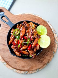 Foto resep Tumis Cumi Asin Serai Kecombrang