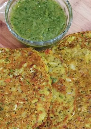 A picture of Healthy Sprouts Moong Chila Recipe/Rich Protein Recipe.