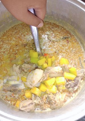 Foto resep Ayam Labu Kuah Santan