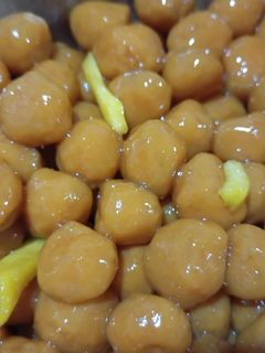 Foto resep Biji Salak alias boba jawa / cilok ubi