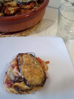 Una foto de Berenjena a la parmesana