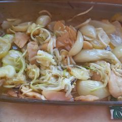 A picture of Baked mixed veggies.