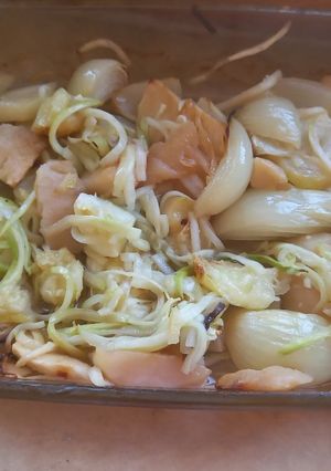 A picture of Baked mixed veggies.
