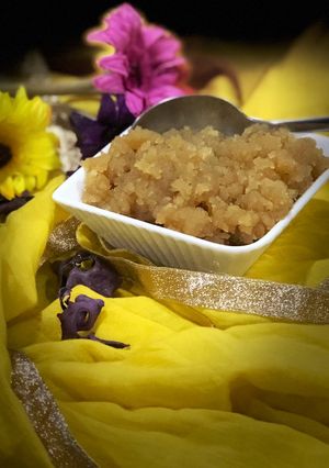 A picture of Aata Halwa(kada prasad).