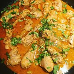 Chicken qorma karahi A picture of Chicken qorma karahi.