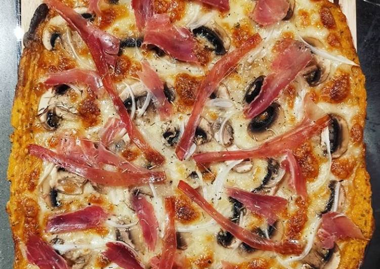 Pizza base calabaza (ahuyama)