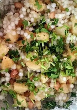 A picture of Sabudana khichdi.