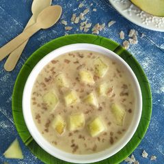 A picture of Hashaale (Traditional Melon Sweet Dish).