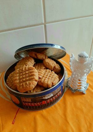 Mogyoróvajas keksz recept fotója