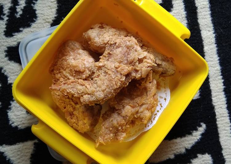Cara Gampang Membuat Ayam Goreng Crispy Anti Gagal