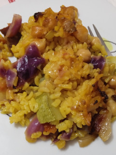 Una foto de Arroz al horno light