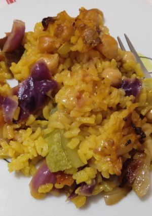 Una foto de Arroz al horno light