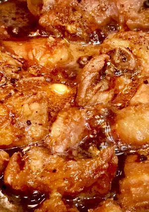 Hình của món Thịt Sườn Non Kho Tiêu.