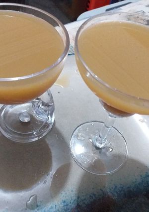 A picture of Cucumber apple and date lemonade.