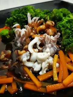 Foto resep Baby cumi saus mentega