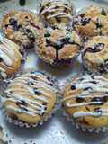 Muffins Con Arándanos Y con Chips De Chocolate Estilo Starbucks