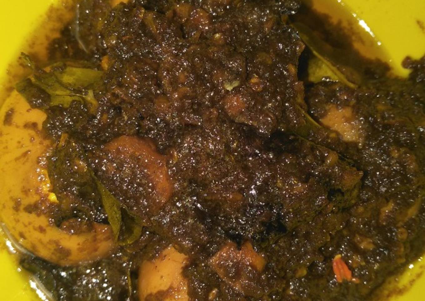 Rendang telur rempah