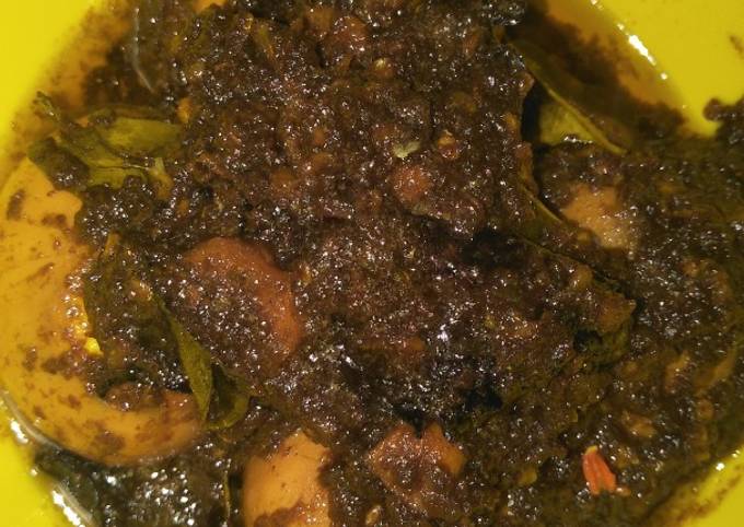 Resep Rendang telur rempah yang Lezat