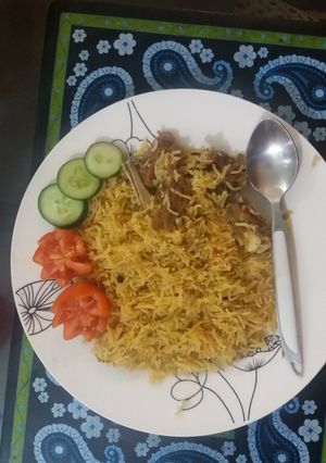 A picture of Mutton Shahi Pulao.