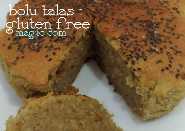 Bolu Talas - gluten free (pakai magic com)