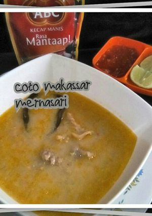 Foto resep Coto makassar ga pake daun bawang dan bawang goreng karena nggak