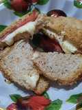 Sandwichs tostados con pan de semillas