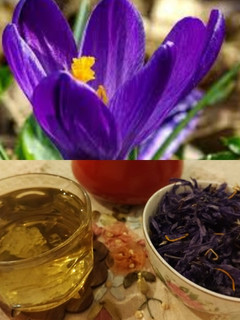 عکسی از دستور دم نوش گلبرگ زعفران