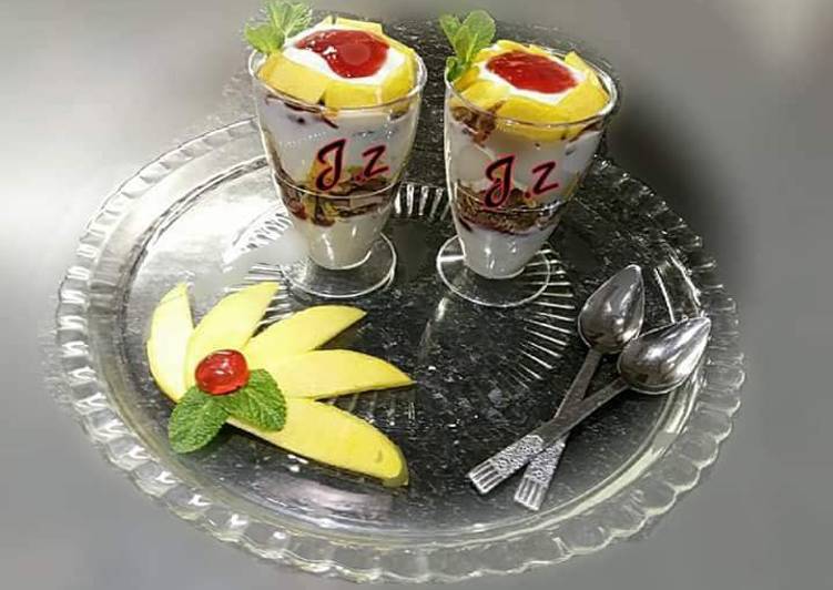 π§ππππYoghurt Mango & Granola Parfaitπππππ§