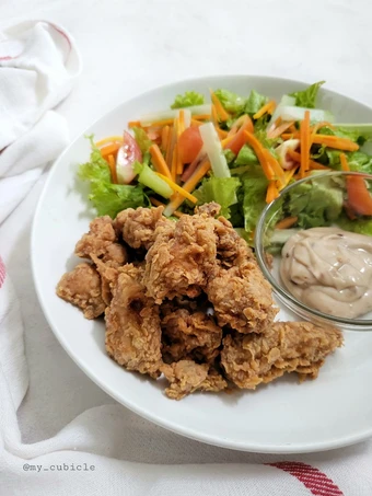 Langkah Gampang Menyiapkan Resep Chicken Karaage yang Lezat Sekali Anti Ribet, Mantap Sekali