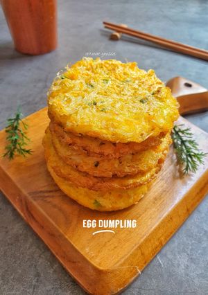 Foto resep Egg Dumpling (Dadar Bihun Telur)
