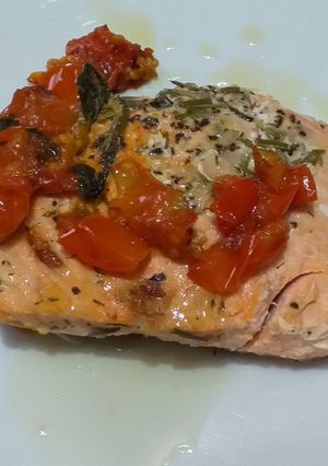 Foto di Salmone in padella