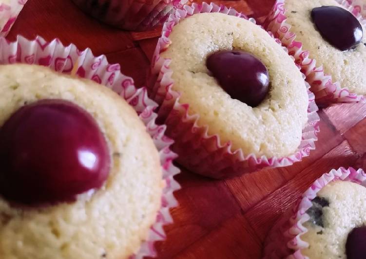 Csokis-cseresznyés muffin