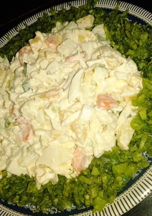 Hadin salad na dankali (Irish) ainihin hoton girkin