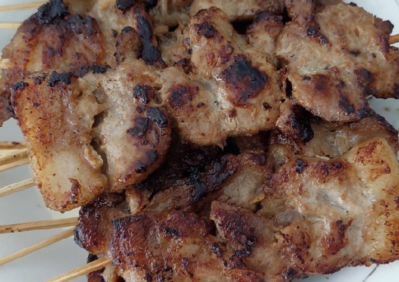 Moo ping/ Thai BBQ pork skewers