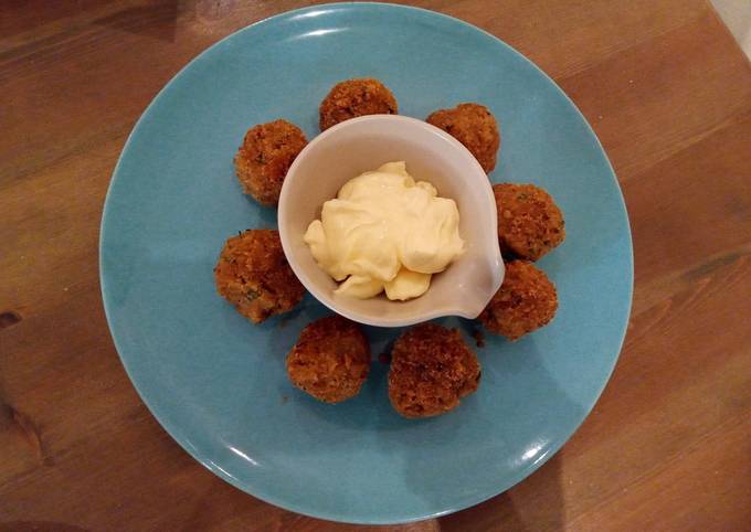 Polpette di lenticchie finger food