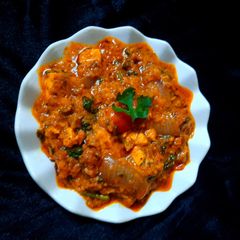 Paneer tikka masala A picture of Paneer tikka masala.