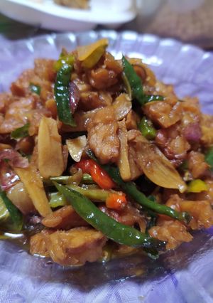 Foto resep Tumis Tempe Cabe Ijo
