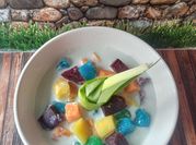 Gambar ubi putih tepung beras